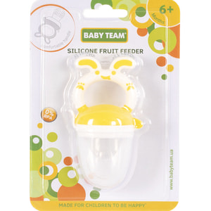 Фрут Фідер дитячий BABY TEAM (Беби Тим) артикул 6203 для прикорму силіконовий