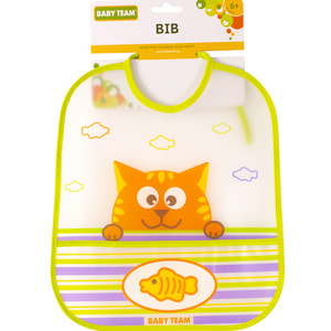 Нагрудник влагонепроницаемый детский BABY TEAM (Беби Тим) артикул 6503