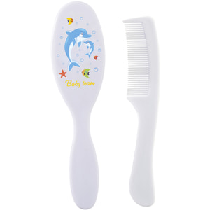 Набор расческа и щётка для волос детский BABY TEAM (Беби тим) артикул 7105 с рождения