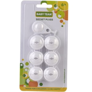 Заглушки для розеток BABY TEAM (Беби Тим) артикул 7600 6 шт