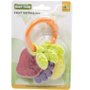 Брязкальце-прорізувач дитяче BABY TEAM (Бебі Тім) артикул 8470 Фрукти