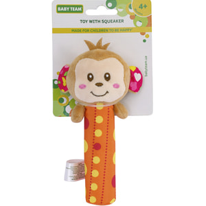 Іграшка дитяча BABY TEAM (Бебі Тім) артикул 8500 з пищалкою в асортименті