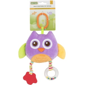 Игрушка-прорезыватель детская BABY TEAM (Беби Тим) артикул 8533 мягкая многофункциональная в ассортименте