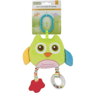 Игрушка-прорезыватель детская BABY TEAM (Беби Тим) артикул 8533 мягкая многофункциональная в ассортименте