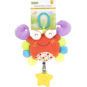 Игрушка-прорезыватель детская BABY TEAM (Беби Тим) артикул 8533 мягкая многофункциональная в ассортименте