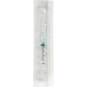 Шприц 2 мл ін'єкційний одноразовий трикомпонентний з однією голкою розмір 23G (0,6 мм х 30 мм) Луер Сліп BD Emerald 1 шт