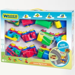 Набор игровой WADER (Вадер) 39243 Авто Kid cars 12 шт