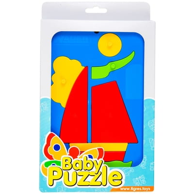 Игрушка развивающая детская WADER (Вадер) 39340 Baby puzzles Парусник