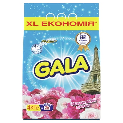 Порошок стиральный GALA (Гала) автомат Французский аромат 4 кг