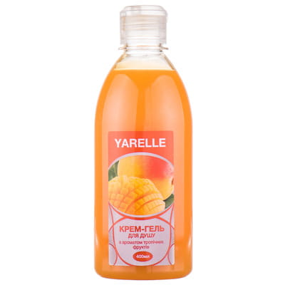 Крем-гель для душа YARELLE (Ярель) Тропические фрукты 400 мл
