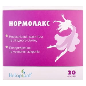 Нормолакс порошок для орального розчину для попередження та усунення закрепів в пакетах-саше по 4,5 г 20 шт