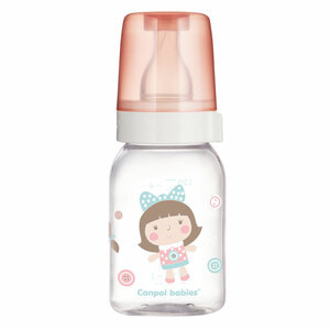 Бутылочка для кормления CANPOL (Канпол) артикул 42/202 стеклянная с рисунком 120 мл