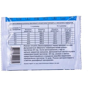 Порошок для дезинфекции Дезактин 20 г