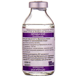 Орнидазол р-р д/инф. 0,5% бут. 100мл