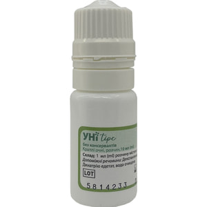 УНІтірс краплі очні із захисною дією, відновлюють епітелій і зволожують очі флакон 10 мл