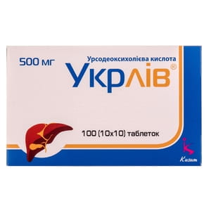Укрлів табл. 500мг №100