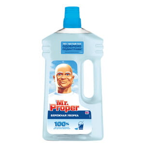 Средство жидкое моющее MR PROPER (Мистер Пропер) для уборки полов и стен Бережная уборка 1 л