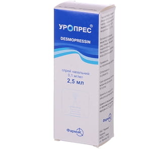 Уропрес спрей назал. 0,1мг/мл фл. 2,5мл