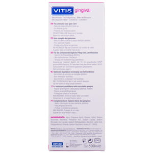 Ополіскувач для ротової порожнини VITIS (Вітіс) Gingival Для здоров'я ясен 500 мл