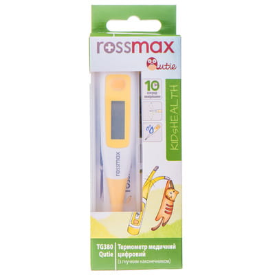 Термометр медицинский электронный Rossmax (Россмакс) модель TG380 Qutie с гибким наконечником