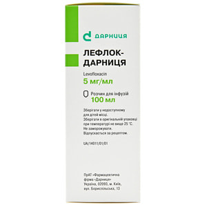 Лефлок-Дарниця р-н д/інф. 5мг/мл фл. 100мл №1