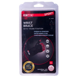 Бандаж на лучезапястный сустав DR.FREI (Доктор Фрай) с фиксацией большого пальца правый артикул S8555