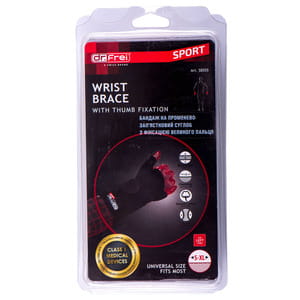 Бандаж на лучезапястный сустав DR.FREI (Доктор Фрай) с фиксацией большого пальца левый артикул S8555