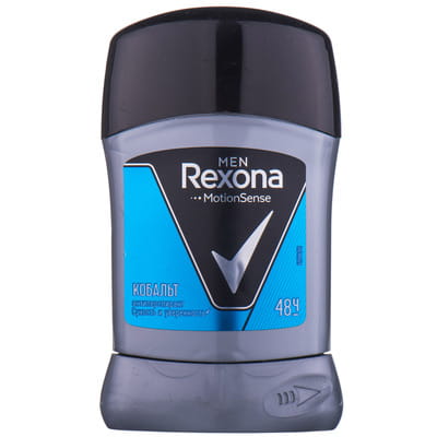 Дезодорант-антиперспирант для мужчин REXONA (Рексона) Cobalt (Кобальт) стик 50 мл