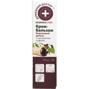 Крем-бальзам для тела Домашний Доктор Березовый деготь с экстрактом софоры 42 мл