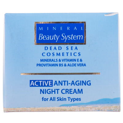 Крем для лица Mineral Beauty System (Минерал бьюти систем) антивозрастной для всех типов кожи Актив ночной 50 мл
