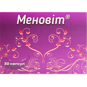Меновит капсулы для улучшения качества жизни женщин в климактерическом периоде 3 блистера по 10 шт