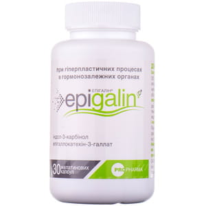 Епігалін капсули при гіперпластичних процесах в гормонзалежних органах чоловіків і жінок флакон 30 шт