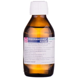 Гропринозин-Рихтер сироп 250мг/5мл фл. 150мл