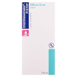 Гропринозин-Рихтер сироп 250мг/5мл фл. 150мл
