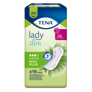 Прокладки урологические TENA (Тена) Lady Slim Mini Plus (Леди Мини Плюс) тонкие для женщин 16 шт