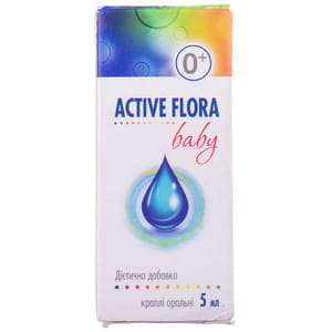 Актив Флора Бебі краплі оральні для регулювання мікрофлори кишечника дитячі флакон 5 мл