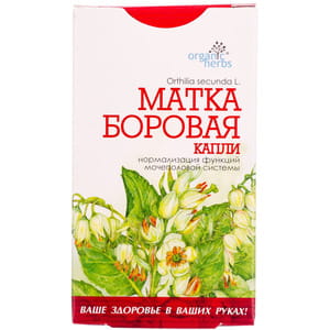 Краплі для нормалізації функцій сечостатевої системи Борова матка флакон 50 мл
