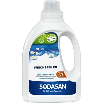 Смягчитель-ополаскиватель для белья SODASAN (Содасан) органический Fabric Softener для быстрой глажки 750 мл