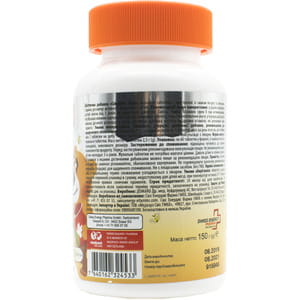 Вітаміни жувальніі Swiss Energy (Свіс Енерджі) Мультивітаміни з цинком і залізом SmartVit Kids (Смартвіт кідс) 60 шт