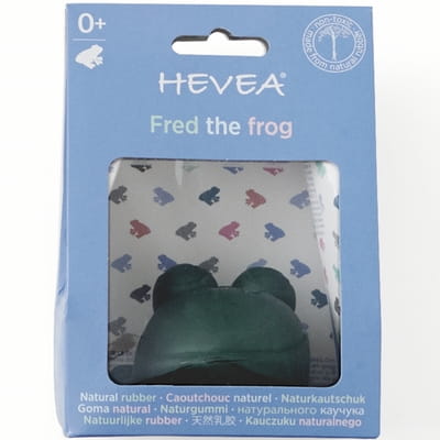 Іграшка для ванної HEVEA (Хевея) FRED THE GREEN з натурального каучуку для дітей з народження
