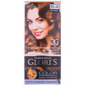 Крем-краска для волос GLORIS (Глорис) цвет 5.4 Капучино на 2 применения: крем-краска 25 мл + окислитель 25 мл + шампунь 15 мл + маска 15 мл