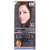 Крем-краска для волос GLORIS (Глорис) цвет 3.1 Ледяной шатен на 2 применения: крем-краска 25 мл + окислитель 25 мл + шампунь 15 мл + маска 15 мл