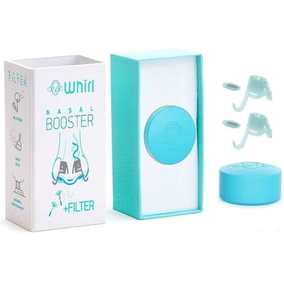 Бустер назальный WHIRL (Верл) для улучшения носового дыхания 2 шт + 4 фильтра + бокс для хранения