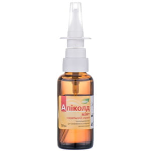 Апіколд Минт спрей назальний ізотонічний розчин для очищення та зволоження носу флакон 30 мл