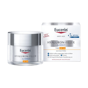 Крем для обличчя EUCERIN (Юцерин) Hyaluron-Filler (Гіалурон філлер) денний проти зморшок для всіх типів шкіри SPF30 50 мл
