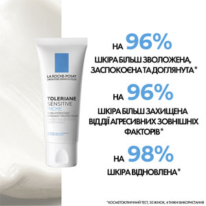 Крем для лица La Roche-Posay (Ля Рош-Позе) Толеран Сенситив Риш увлажняющий защитный для сухой и чувствительной кожи 40 мл
