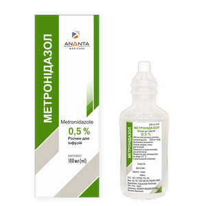 Метронідазол р-н д/інф. 0,5% конт. 100мл