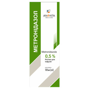 Метронідазол р-н д/інф. 0,5% конт. 100мл