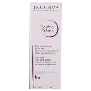 Крем для пошкодженої шкіри BIODERMA (Біодерма) Cicabio (Цікабіо) відновлюючий та регенеруючий з антибактеріальним ефектом 40 мл