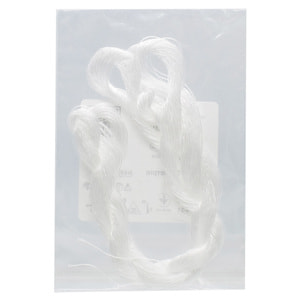 Капрон (поліамід) шовний матеріал кручений хірургічний білий без голки не стерильний USP2/0 метричний розмір М3 довжина 50 м 1 шт